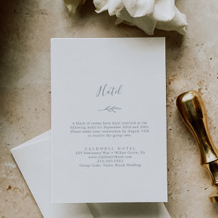 D'accompagnement Feuille minimale   Carte de boîtier Dusty Blue Hot
