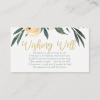 Floral souhaitant bien nuptiale carte d'insertion