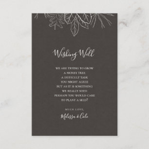 D'accompagnement Hiver rustique Carte de puits de Mariage de char