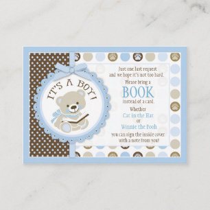 D'accompagnement Les Pois de Teddy Bear apportent une carte de livr