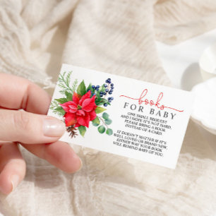 D'accompagnement Livre de Baby shower d'hiver pour la carte de boît