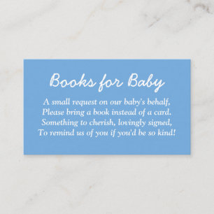 D'accompagnement Livres pour Baby Minimalist carte de boîtier bleu