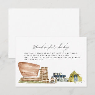 D'accompagnement Livres pour bébé, carte Baby shower, Nation