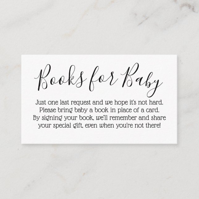 D'accompagnement Livres Pour Carte Bébé (Devant)