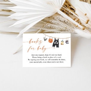 D'accompagnement Livres pour carte bébé Baby shower d'Halloween