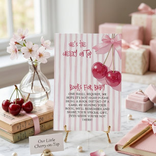D'accompagnement Livres pour Carte Bébé Fille Arc Rétro Rouge Ceris