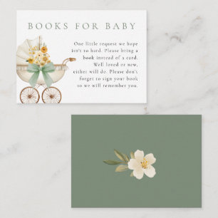 D'accompagnement Livres Vert Sauge pour Bébé Carte Vintage Bain de