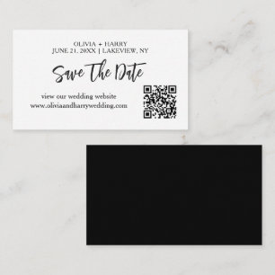 D'accompagnement Moderne Minimaliste Enregistrer La Carte Date Co