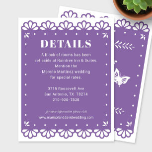 D'accompagnement Papier Picado Style Détails Carte de boîtier