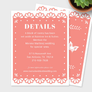 D'accompagnement Papier Picado Style Détails Carte de boîtier