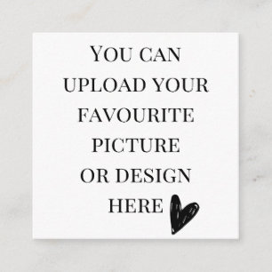 D'accompagnement Personnaliser carte de pochette 2,5'' x 2,5'' - ca