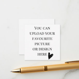 D'accompagnement Personnalisez la carte de boîtier 2,5 po x 2,5 po 