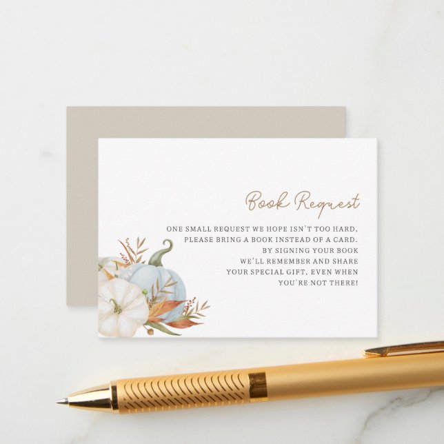 D'accompagnement Petits livres Citrouilles pour la carte de boîtier (Devant/Arrière en situation)