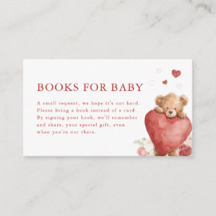 D'accompagnement Petits livres de la Saint-Valentin pour bébé Carte