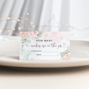 D'accompagnement Pink hiver deviner combien de canettes carte