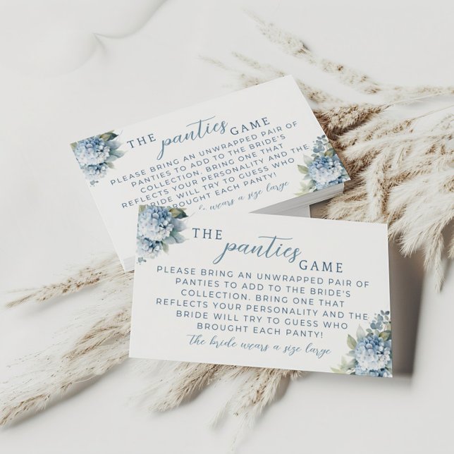 D'accompagnement Quelque Chose de Bleu Jupon de Hydrangea Carte de  (Créateur téléchargé)