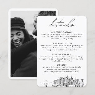 D'accompagnement San Antonio Mariage Détails Carte de boîtier