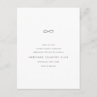 Symbole Gold Infinity Carte de boîtier minimalemen