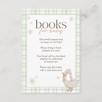 D'accompagnement Un nouveau livre d'oies sottes pour la carte bébé