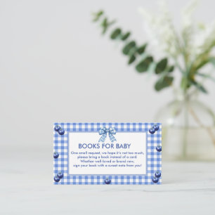 D'accompagnement Une carte de vœux « A Berry Sweet Books for Baby »