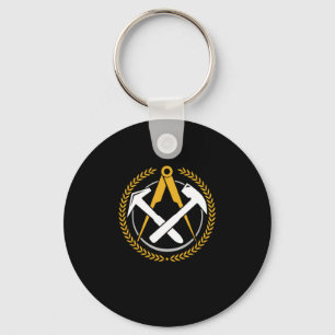Dachdecker Logo Roofers Construction Repair Gift Keychain