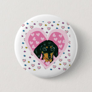 Dachshund 2 Inch Round Button