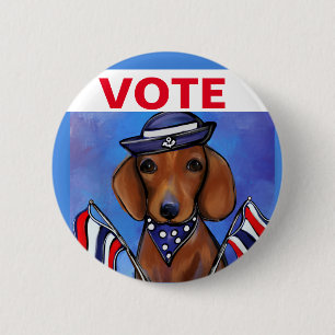 Dachshund      2 inch round button
