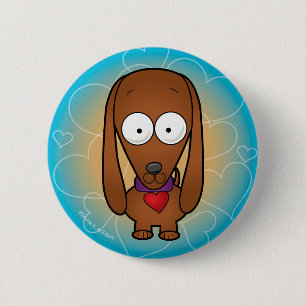 Dachshund 2 Inch Round Button