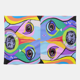 Dachshund 2 kitchen towel