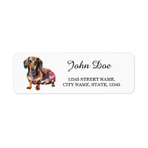 Dachshund Adresse de retour