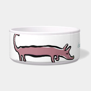 dachshund and bone - customizable