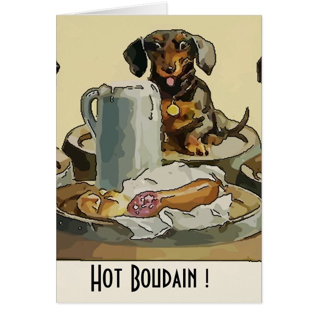 Dachshund and Sausage, add text (Front)