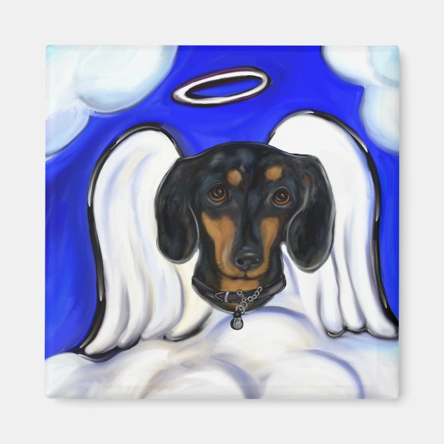 Dachshund Angel Magnet (Front)