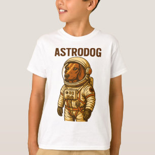 Dachshund Astronaut Wiener Dog Astrodog T-Shirt