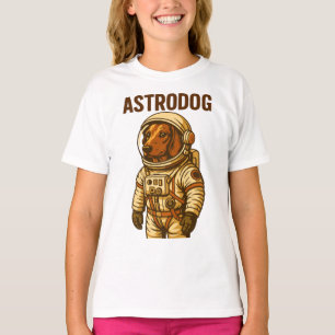 Dachshund Astronaut Wiener Dog Astrodog T-Shirt