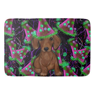 Dachshund bath mat