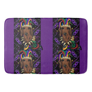 Dachshund bath mat