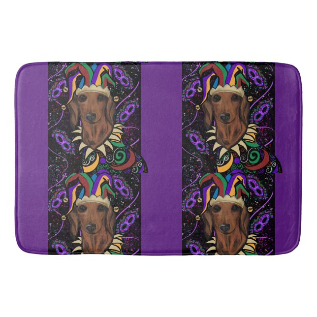 Dachshund         bath mat (Front)