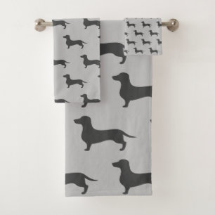 Dachshund Bathroom Décor Towel Set