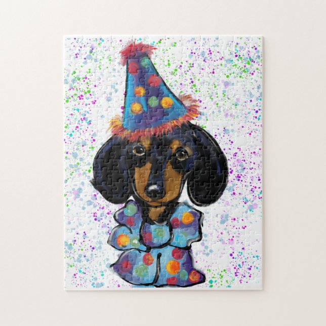 Dachshund Birthday Jigsaw Puzzle (Vertical)
