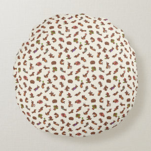 Dachshund Birthday Round Pillow