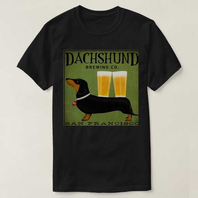 Dachshund Brewing Co classique T-Shirt (Design Front)