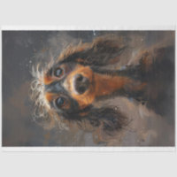 Dachshund Buddy Wigglesworth Dog Decoupage 