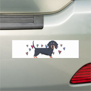 Dachshund Bumper Stickers, Decals & Car Magnets - 163 Results