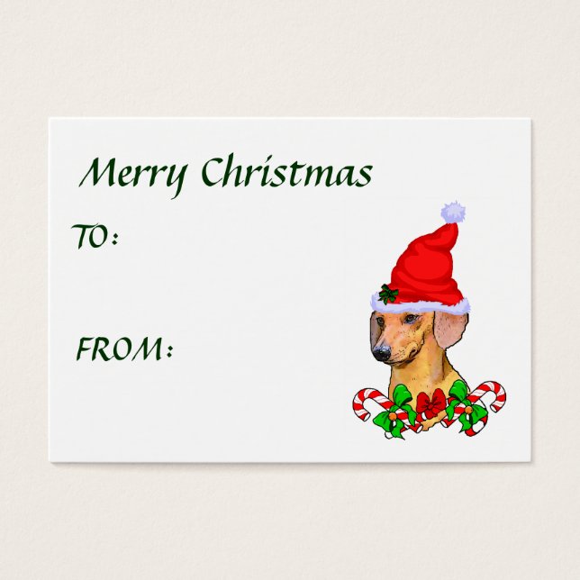 Dachshund Cadeaux de Noël (Devant)