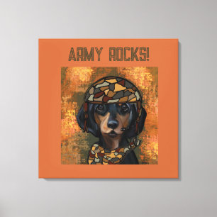 DACHSHUND CANVAS PRINT