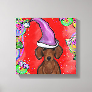 DACHSHUND  CANVAS PRINT