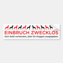 Dachshund car sticker