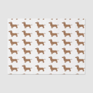Dachshund Cartoon Tissue Paper