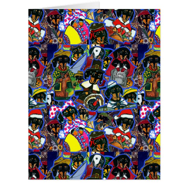 Dachshund Cartoons (Devant)